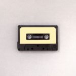 a 1980s audio tape