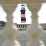 red and white lighthouse